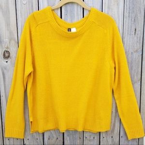 H&M DIVIDED Mustard Sweater